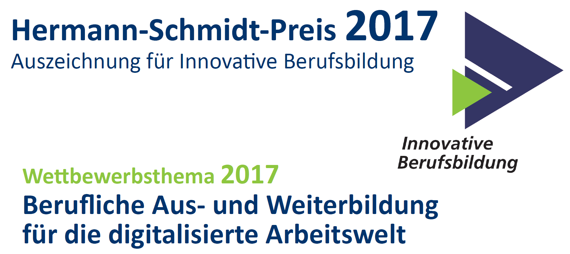 Preis für innovative Berufsbildung 2017