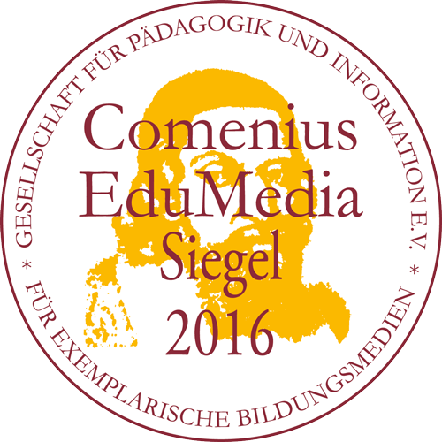Comenius EduMedia Siegel 2016 für